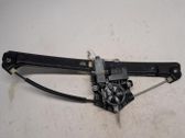 Rear door window regulator with motor