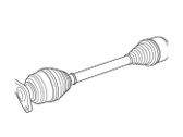 Rear driveshaft