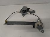 Rear door window regulator with motor