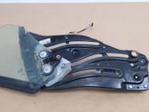 Rear door window regulator with motor