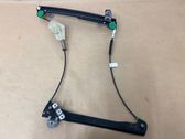 Rear window lifting mechanism without motor