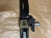 Rear door window regulator with motor