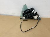 Rear door window regulator with motor