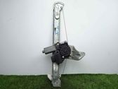Rear window lifting mechanism without motor
