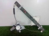 Rear door window regulator with motor