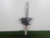 Rear door window regulator with motor