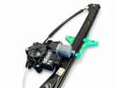 Rear door window regulator with motor