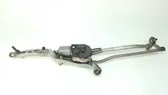 Front wiper linkage and motor