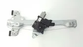 Rear door window regulator with motor