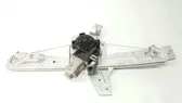 Rear door window regulator with motor