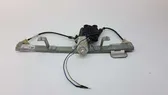 Rear door window regulator with motor