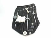Rear window lifting mechanism without motor