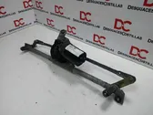 Front wiper linkage and motor