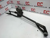 Front wiper linkage and motor