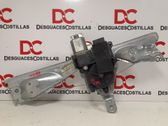 Rear door window regulator with motor