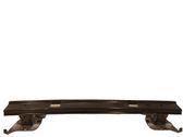 Rear bumper support beam