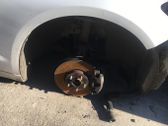 Front shock absorber with coil spring