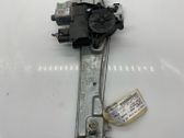 Rear door window regulator with motor