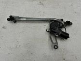Front wiper linkage and motor