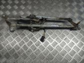 Front wiper linkage and motor