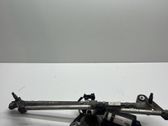 Front wiper linkage and motor