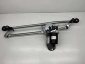 Front wiper linkage and motor