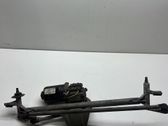 Front wiper linkage and motor