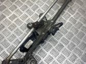 Front wiper linkage and motor
