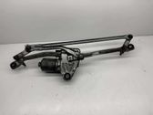 Front wiper linkage and motor