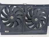 Radiator cooling fan shroud