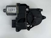 Rear door window regulator with motor