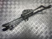 Front wiper linkage and motor