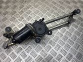 Front wiper linkage and motor