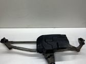 Front wiper linkage and motor