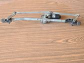 Front wiper linkage and motor
