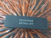 Passenger airbag on/off switch