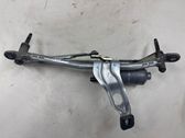 Front wiper linkage and motor