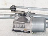 Front wiper linkage and motor
