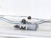 Front wiper linkage and motor