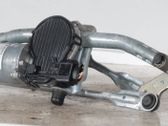 Front wiper linkage and motor