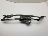 Front wiper linkage and motor