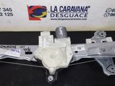 Rear window lifting mechanism without motor