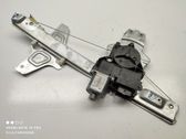 Rear window lifting mechanism without motor