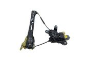 Rear door window regulator with motor
