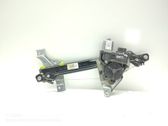 Rear door window regulator with motor