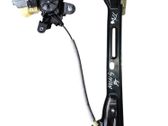 Rear door window regulator with motor