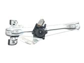 Rear door window regulator with motor