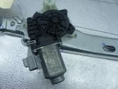Rear door window regulator with motor