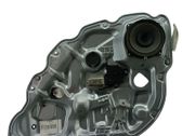 Rear door window regulator with motor