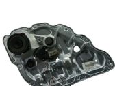 Rear door window regulator with motor